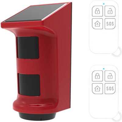 OEM Alarme Solaire Sonore Et Lumineuse À Induction Infrarouge, Étanche Ip53, Avec Détecteur De Mouvement, Pour Maison, Ferme, Grange - Publicité OEM Alarme Solaire Sonore Et Lumineuse À Induction Infrarouge, Étanche Ip53, Avec Détecteur De Mouvement, Pour Maison, Ferme, Grange - Publicité