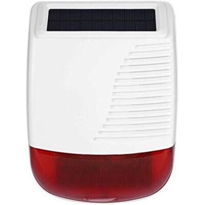 SANS MARQUE Sirène D'Alarme Extérieure Solaire Sans Fil – 110 Db – Étanche Et Anti-sabotage – Longue Portée Pour Sécurité Accrue - Publicité SANS MARQUE Sirène D'Alarme Extérieure Solaire Sans Fil – 110 Db – Étanche Et Anti-sabotage – Longue Portée Pour Sécurité Accrue - Publicité