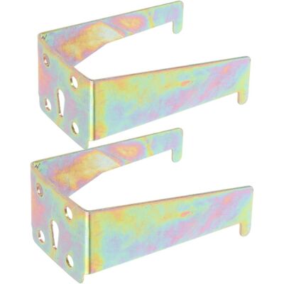 PUNNYB De 2 Supports Muraux Robustes En Métal Pour Extincteur Avec - Publicité PUNNYB De 2 Supports Muraux Robustes En Métal Pour Extincteur Avec - Publicité