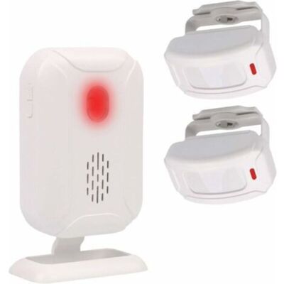 URSUS Détecteurs De Mouvement Alarme, Sonnette Sans Fil Pour Porte D'Entrée/visiteur Maison Et Magasin/boîte Aux Lettres, Kit De Système D'Alarme Avec 2 Capteur Et 1 Récepteur - Ybq042 - Publicité URSUS Détecteurs De Mouvement Alarme, Sonnette Sans Fil Pour Porte D'Entrée/visiteur Maison Et Magasin/boîte Aux Lettres, Kit De Système D'Alarme Avec 2 Capteur Et 1 Récepteur - Ybq042 - Publicité