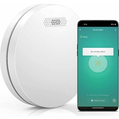 BUDO Détecteur De Fumée Connecté - Batterie De 10 Ans - Alarme Incendie Wifi Avec Smart Life - - 1 Pièce - Publicité BUDO Détecteur De Fumée Connecté - Batterie De 10 Ans - Alarme Incendie Wifi Avec Smart Life - - 1 Pièce - Publicité