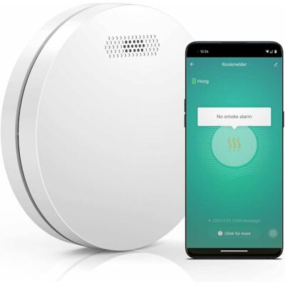 FANGMEDIA Détecteur De Fumée Connecté - Batterie De 10 Ans - Alarme Incendie Wifi Avec Smart Life - - 1 Pièce - Publicité FANGMEDIA Détecteur De Fumée Connecté - Batterie De 10 Ans - Alarme Incendie Wifi Avec Smart Life - - 1 Pièce - Publicité