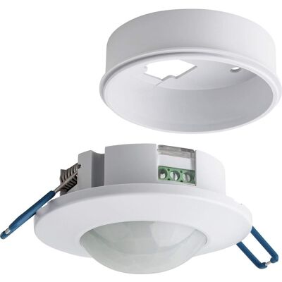 Vision Détecteur De Mouvement Intérieur, Montage Encastré Et En Saillie Au Plafond, Programmable, Capteur Infrarouge, 8m / 360°, Led Adapté, Max 1200w/ 600w - Publicité Vision Détecteur De Mouvement Intérieur, Montage Encastré Et En Saillie Au Plafond, Programmable, Capteur Infrarouge, 8m / 360°, Led Adapté, Max 1200w/ 600w - Publicité