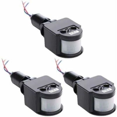 SANS MARQUE Détecteur De Mouvement Infrarouge Automatique 3 Pièces Noir Détecteurs De Mouvement Capteur De Mouvement Interrupteur D'Éclairage Extérieur Pir Dc 12v Capteur De Mouvement Capteur Pir Pour M - Publicité SANS MARQUE Détecteur De Mouvement Infrarouge Automatique 3 Pièces Noir Détecteurs De Mouvement Capteur De Mouvement Interrupteur D'Éclairage Extérieur Pir Dc 12v Capteur De Mouvement Capteur Pir Pour M - Publicité