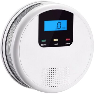SANS MARQUE Détect De Monoxyde De Carbone, Alarme De Monoxyde De Carbone Avec Bouton De Test Et Voyant D'État Led, Détect De Co Avec Batterie Échangeable Et Écran Lcd - Publicité SANS MARQUE Détect De Monoxyde De Carbone, Alarme De Monoxyde De Carbone Avec Bouton De Test Et Voyant D'État Led, Détect De Co Avec Batterie Échangeable Et Écran Lcd - Publicité