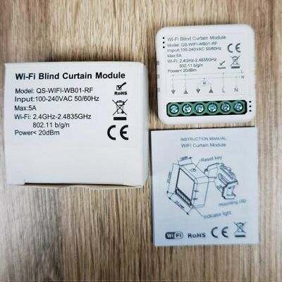 FLAMMKRAFT Mini Module De Commande Intelligent Pour Rideaux Tuya Wifi Switch, Appareil Domotique Intelligent Pour Rideaux Et Stores. Publicité FLAMMKRAFT Mini Module De Commande Intelligent Pour Rideaux Tuya Wifi Switch, Appareil Domotique Intelligent Pour Rideaux Et Stores. Publicité