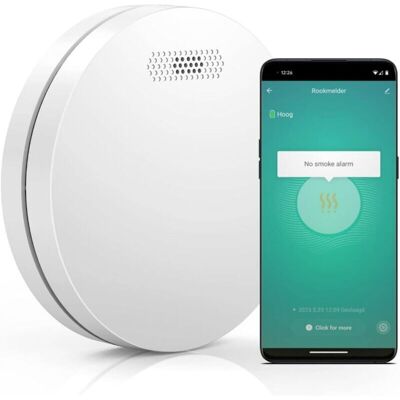 NO BRAND Détecteur De Fumée Connecté – Autonomie De La Batterie : 10 Ans – Alarme Incendie Wi-fi Avec Smart Life – 1 Unité Npterbl - Publicité NO BRAND Détecteur De Fumée Connecté – Autonomie De La Batterie : 10 Ans – Alarme Incendie Wi-fi Avec Smart Life – 1 Unité Npterbl - Publicité