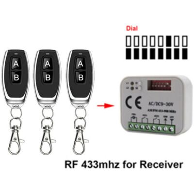 ABYSSE Ricevitore Del Telecomando Della Porta Del Garage 433 868mhz Rx Multi 300-900mhz Ac/dc 9-30v Ricevitore Con Telecomando - Publicité ABYSSE Ricevitore Del Telecomando Della Porta Del Garage 433 868mhz Rx Multi 300-900mhz Ac/dc 9-30v Ricevitore Con Telecomando - Publicité