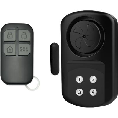 OEM Alarme De Porte Et Fenêtre Sans Fil 140db 4 Modes De Sécurité, Code Et Télécommande, Système De Sécurité Maison - Publicité OEM Alarme De Porte Et Fenêtre Sans Fil 140db 4 Modes De Sécurité, Code Et Télécommande, Système De Sécurité Maison - Publicité