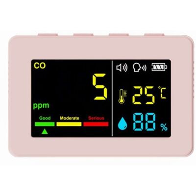 Scotch Compteur Portable De Qualité De L’air 3 En 1, Co, Température Et Humidité, Écran Couleur, Détecteur De Monoxyde De Carbone Avec Alarme Vocale Et Affichage De La Batterie,de - Publicité Scotch Compteur Portable De Qualité De L’air 3 En 1, Co, Température Et Humidité, Écran Couleur, Détecteur De Monoxyde De Carbone Avec Alarme Vocale Et Affichage De La Batterie,de - Publicité