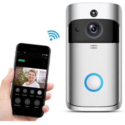 ABYSSE Sonnette Vidéo Avec Carillon Intérieur Sonnette De Sécurité Caméra Sans Fil De Sonnette Vidéo De Surveillance À Domicile - Publicité ABYSSE Sonnette Vidéo Avec Carillon Intérieur Sonnette De Sécurité Caméra Sans Fil De Sonnette Vidéo De Surveillance À Domicile - Publicité
