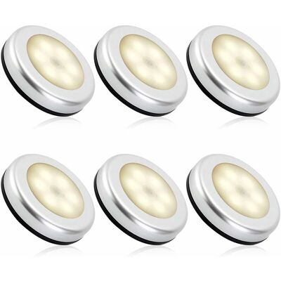 AHLSEN Bravix Veilleuse Detecteur De Mouvement Intérieur,lampe Led Detecteur De Mouvement Pile Pour Escaliers, Eclairage Led Placard Armoire Couloir Chambre Enfant Auto On / Off (6pcs,blanche Chaude) - Publicité AHLSEN Bravix Veilleuse Detecteur De Mouvement Intérieur,lampe Led Detecteur De Mouvement Pile Pour Escaliers, Eclairage Led Placard Armoire Couloir Chambre Enfant Auto On / Off (6pcs,blanche Chaude) - Publicité