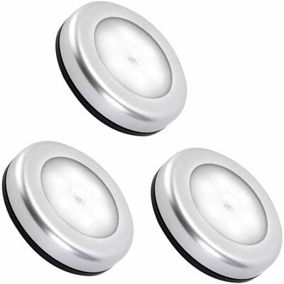 FOGSHIELD Veilleuse Detecteur De Mouvement Intérieur,lampe Led Detecteur De Mouvement Pile Pour Escaliers, Eclairage Led Placard Armoire Couloir Chambre Enfant Auto On / Off 3m Adhésif (3pcs, Blanche Froide) - Publicité FOGSHIELD Veilleuse Detecteur De Mouvement Intérieur,lampe Led Detecteur De Mouvement Pile Pour Escaliers, Eclairage Led Placard Armoire Couloir Chambre Enfant Auto On / Off 3m Adhésif (3pcs, Blanche Froide) - Publicité