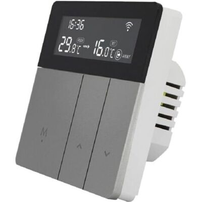 ABYSSE Thermostat De Chauffage Au Sol Électrique Wifi Intelligent Pour Tuya, Contrôle De La Température De La Chaudière, Panneau De Commutation Programmable (i8-gc-wifi) - Publicité ABYSSE Thermostat De Chauffage Au Sol Électrique Wifi Intelligent Pour Tuya, Contrôle De La Température De La Chaudière, Panneau De Commutation Programmable (i8-gc-wifi) - Publicité