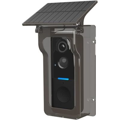 NONAME Caméra De Sonnette Sans Fil Avec Couverture Solaire, Vidéo 1080p, Interphone Avec Vision Nocturne Et Détection De Mouvement Pir, Sécurité Intelligente Pour La Maison Ip65 Étanche Pour Tuya - Publicité NONAME Caméra De Sonnette Sans Fil Avec Couverture Solaire, Vidéo 1080p, Interphone Avec Vision Nocturne Et Détection De Mouvement Pir, Sécurité Intelligente Pour La Maison Ip65 Étanche Pour Tuya - Publicité