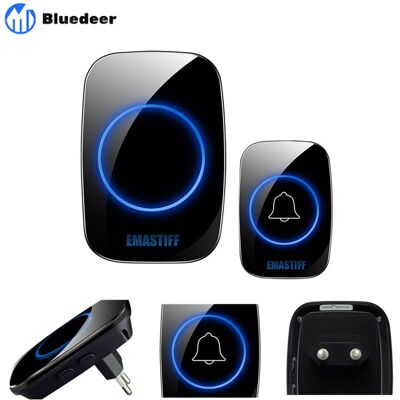 Sonnette Sans Fil Intelligente Étanche Avec Une Portée De 300 M, Sonnette De Porte Télécommandée À Très Longue Portée, Sonnette D'Appel À Distance-aquaforge - Publicité Sonnette Sans Fil Intelligente Étanche Avec Une Portée De 300 M, Sonnette De Porte Télécommandée À Très Longue Portée, Sonnette D'Appel À Distance-aquaforge - Publicité