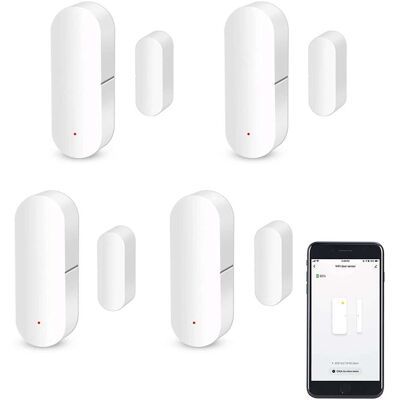 ALVIOR Capteur Porte Fenêtre Wifi - Système Alarme Domotique Tuya - Notification App En Temps Réel - Compatible Alexa - Sans Hub - Pour Maison Bureau Garage - 1 Pièce - Publicité ALVIOR Capteur Porte Fenêtre Wifi - Système Alarme Domotique Tuya - Notification App En Temps Réel - Compatible Alexa - Sans Hub - Pour Maison Bureau Garage - 1 Pièce - Publicité