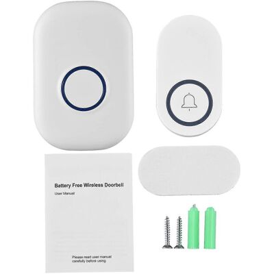 FLAMMKRAFT Sonnette Sans Fil Étanche Ip44, Portée De 200 M, Kit Portable Avec 32 Mélodies. Publicité FLAMMKRAFT Sonnette Sans Fil Étanche Ip44, Portée De 200 M, Kit Portable Avec 32 Mélodies. Publicité