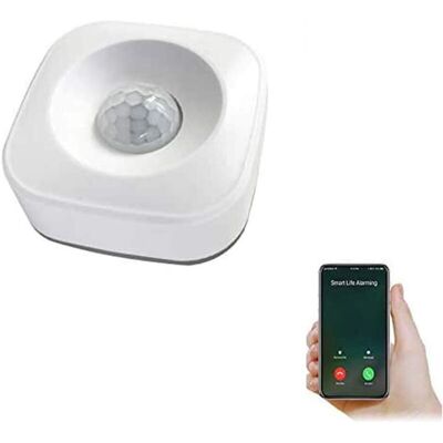 MOXIE Détecteur De Mouvement Sans Fil Wifi Smart Home Pir Détecteur De Mouvement Compatible Tuya/smart Life App - Publicité MOXIE Détecteur De Mouvement Sans Fil Wifi Smart Home Pir Détecteur De Mouvement Compatible Tuya/smart Life App - Publicité