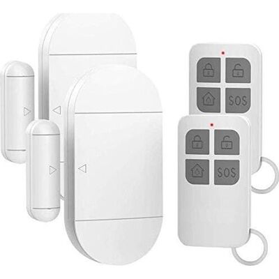 IRISFR 2pcs Alarme De Porte Et Fenêtre Capteur Sans Fil Magnétique Avec 2 Télécommandes Pour Système De Sécurité Maison Sécurité Enfants-antivol Contre Cambriolage Détecteurs 130db Sirène - Publicité IRISFR 2pcs Alarme De Porte Et Fenêtre Capteur Sans Fil Magnétique Avec 2 Télécommandes Pour Système De Sécurité Maison Sécurité Enfants-antivol Contre Cambriolage Détecteurs 130db Sirène - Publicité