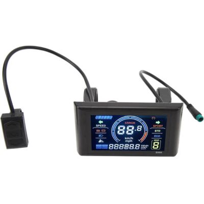ABYSSE Panneau D'Affichage Lcd S966 Pour Vélo Électrique 24/72 V, Facile À Installer, Léger Et Étanche, Pour Guidons De 22,2 Mm (0,9 Pouce). Publicité ABYSSE Panneau D'Affichage Lcd S966 Pour Vélo Électrique 24/72 V, Facile À Installer, Léger Et Étanche, Pour Guidons De 22,2 Mm (0,9 Pouce). Publicité