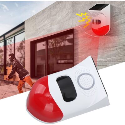 Scotch Alarme De Détecteur De Mouvement Solaire Extérieur Alarme De Sécurité Sans Fil Alimentée Par Énergie Solaire Extérieure Avec Alerte Sonore Et Lumineuse, - Publicité Scotch Alarme De Détecteur De Mouvement Solaire Extérieur Alarme De Sécurité Sans Fil Alimentée Par Énergie Solaire Extérieure Avec Alerte Sonore Et Lumineuse, - Publicité
