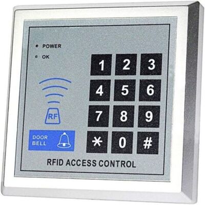 ABYSSE 125khz Rfid Autonome De Lecteur De Cartes De Id De Contrôle D'Accès Avec Clavier Numérique De Pour Le Système D'Entrée De Porte Simple, 500 Utilisateurs - Publicité ABYSSE 125khz Rfid Autonome De Lecteur De Cartes De Id De Contrôle D'Accès Avec Clavier Numérique De Pour Le Système D'Entrée De Porte Simple, 500 Utilisateurs - Publicité