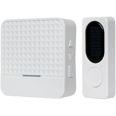 Scotch Système D'Alarme De Sonnette Sans Fil Solaire Étanche, Portée De 300 Mètres, 52 Anneaux Avec Lumière Led - Publicité Scotch Système D'Alarme De Sonnette Sans Fil Solaire Étanche, Portée De 300 Mètres, 52 Anneaux Avec Lumière Led - Publicité