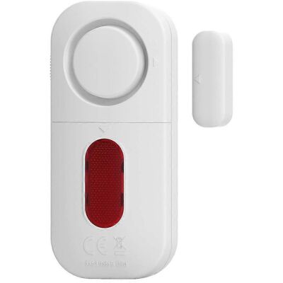 LISATR Alarme De Porte/fenêtre 125 Db, Détecteur D'Alarme Antivol Pour La Sécurité Des Enfants-9.55x4.3x1.95cm-white - Publicité LISATR Alarme De Porte/fenêtre 125 Db, Détecteur D'Alarme Antivol Pour La Sécurité Des Enfants-9.55x4.3x1.95cm-white - Publicité