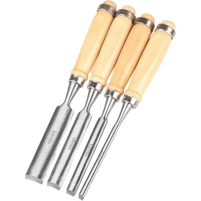 PENY Ensemble De 4 Ciseaux À Bois En Acier Au Carbone, Ciseaux À Lame Demi-ronde, 8 Mm/12 Mm/18 Mm/24 Mm, Adaptés Aux Outils De Sculpture Sur Bois Pour Débutants. Publicité PENY Ensemble De 4 Ciseaux À Bois En Acier Au Carbone, Ciseaux À Lame Demi-ronde, 8 Mm/12 Mm/18 Mm/24 Mm, Adaptés Aux Outils De Sculpture Sur Bois Pour Débutants. Publicité
