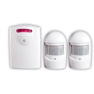 URSUS Systèmes Sécurité Alarme, 1 Récepteur Et 2 Détecteurs De Mouvement Pir Résistant Intempéries Pour Cour / Garage / Grange,kit Sirène Sans Fil Pour Port Et Fenêtre Sécurité Protection Anti-vol - Publicité URSUS Systèmes Sécurité Alarme, 1 Récepteur Et 2 Détecteurs De Mouvement Pir Résistant Intempéries Pour Cour / Garage / Grange,kit Sirène Sans Fil Pour Port Et Fenêtre Sécurité Protection Anti-vol - Publicité
