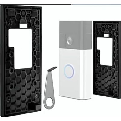 JUSCH Support De Sonnette Ring, Support Autocollant Sans Perçage Pour La Nouvelle Sonnette Vidéo À Batterie, Support Adhésif Pour Sonnette De Caméra Ring, Accessoires De Sonnette - Publicité JUSCH Support De Sonnette Ring, Support Autocollant Sans Perçage Pour La Nouvelle Sonnette Vidéo À Batterie, Support Adhésif Pour Sonnette De Caméra Ring, Accessoires De Sonnette - Publicité