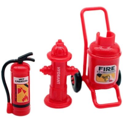 YUDO Ensemble De 3 Mini Extincteurs Avec 3 Modèles 1:6/1:12, Décoration À Suspendre Pour Maison De Poupée, Réaliste Pour Enfants - Publicité YUDO Ensemble De 3 Mini Extincteurs Avec 3 Modèles 1:6/1:12, Décoration À Suspendre Pour Maison De Poupée, Réaliste Pour Enfants - Publicité