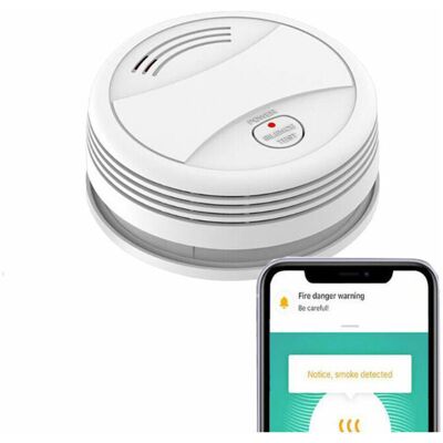 SANS MARQUE Smart Wifi Détecteur De Fumée Détecteur Wifi Détecteur De Fumée Détecteur De Fumée - Publicité SANS MARQUE Smart Wifi Détecteur De Fumée Détecteur Wifi Détecteur De Fumée Détecteur De Fumée - Publicité