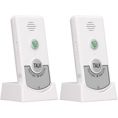MIXHOME Système D'Interphone Vocal Sans Fil, Sonnette Intelligente Bidirectionnelle Pour Les Personnes Âgées, Les Aidants Et Les Personnes Handicapées - Publicité MIXHOME Système D'Interphone Vocal Sans Fil, Sonnette Intelligente Bidirectionnelle Pour Les Personnes Âgées, Les Aidants Et Les Personnes Handicapées - Publicité
