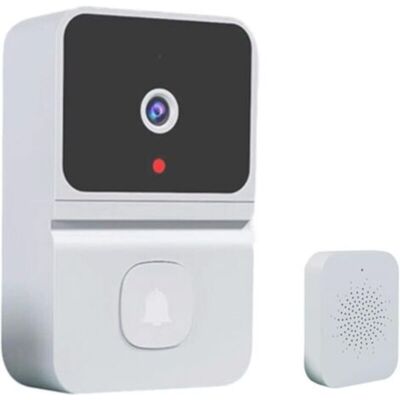 SANS MARQUE Sonnette Vidéo Intelligente Sans Fil Wifi, Interphone De Porte, Caméra De Sécurité - Publicité SANS MARQUE Sonnette Vidéo Intelligente Sans Fil Wifi, Interphone De Porte, Caméra De Sécurité - Publicité
