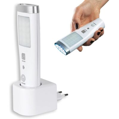 OEM Lampe De Poche À Détecteur De Mouvement D'Intérieur - Lampe De Prise Secteur Rechargeable - Lampe De Secours - Chargeur À Induction Sans Fil - Lampe De Poche Led - Sécurité Et Urgence À Domicile-dou - Publicité OEM Lampe De Poche À Détecteur De Mouvement D'Intérieur - Lampe De Prise Secteur Rechargeable - Lampe De Secours - Chargeur À Induction Sans Fil - Lampe De Poche Led - Sécurité Et Urgence À Domicile-dou - Publicité