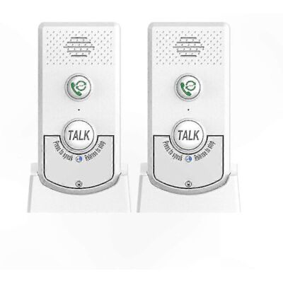 TRYWISE Interphone Sans Fil Domestique – Kit De 2 Unités Avec Communication Vocale Bidirectionnelle, Portée Étendue Jusqu’à 500 M En Extérieur, Design Compact Et Portable, Couleur Blanc - Publicité TRYWISE Interphone Sans Fil Domestique – Kit De 2 Unités Avec Communication Vocale Bidirectionnelle, Portée Étendue Jusqu’à 500 M En Extérieur, Design Compact Et Portable, Couleur Blanc - Publicité
