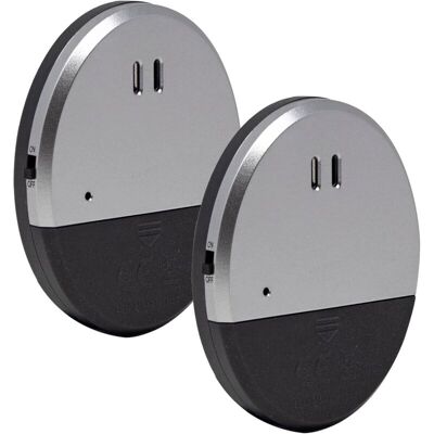 FOGSHIELD 2pcs Alarme De Porte Et Fenêtre 130 Db Avec Capteur De Vibration Détecteurs D'Alarme Sirène D'Alarme Anti Effraction Système De Sécurité Domestique Aucun Câblage Nécessaire Noir Argenté - Publicité FOGSHIELD 2pcs Alarme De Porte Et Fenêtre 130 Db Avec Capteur De Vibration Détecteurs D'Alarme Sirène D'Alarme Anti Effraction Système De Sécurité Domestique Aucun Câblage Nécessaire Noir Argenté - Publicité