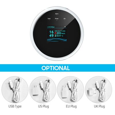 OEM Détecteur De Fuite De Gaz Wifi Et Alarme Incendie Affichage Lcd Montage Mural App Contrle Smart Wi-fi Testeur De Gaz Naturel/gpl Alarme De Méthane Buzzer Avec Invite Vocale Sonore Et Lumineuse Pour Le - Publicité OEM Détecteur De Fuite De Gaz Wifi Et Alarme Incendie Affichage Lcd Montage Mural App Contrle Smart Wi-fi Testeur De Gaz Naturel/gpl Alarme De Méthane Buzzer Avec Invite Vocale Sonore Et Lumineuse Pour Le - Publicité