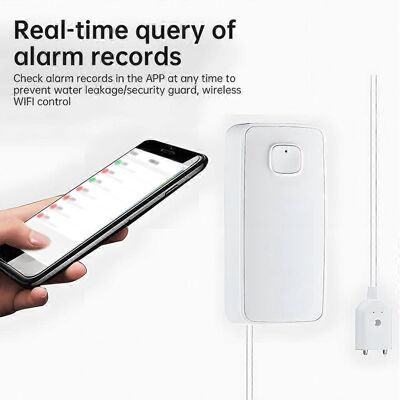 FLAMMKRAFT 1 Détecteur De Fuites D'Eau Wifi Avec Contrôle Par Application, Capteur D'Eau 85 Db, Alarme, Étanchéité Ip67, Fonctionnement Sur Piles - Publicité FLAMMKRAFT 1 Détecteur De Fuites D'Eau Wifi Avec Contrôle Par Application, Capteur D'Eau 85 Db, Alarme, Étanchéité Ip67, Fonctionnement Sur Piles - Publicité