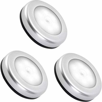 Bunthaus Veilleuse Detecteur De Mouvement Intérieur,lampe Led Detecteur De Mouvement Pile Pour Escaliers, Eclairage Led Placard Armoire Couloir Chambre Enfant Auto On / Off 3m Adhésif (3pcs, Blanche F - Publicité Bunthaus Veilleuse Detecteur De Mouvement Intérieur,lampe Led Detecteur De Mouvement Pile Pour Escaliers, Eclairage Led Placard Armoire Couloir Chambre Enfant Auto On / Off 3m Adhésif (3pcs, Blanche F - Publicité