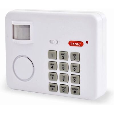 Cellfast Kit Alarme Sans Fil Avec Sirène Et Détecteur De Mouvement - Détection 100° Et 5 M - Sirène, Clavier, Bouton Panique - Sécurité - Publicité Cellfast Kit Alarme Sans Fil Avec Sirène Et Détecteur De Mouvement - Détection 100° Et 5 M - Sirène, Clavier, Bouton Panique - Sécurité - Publicité