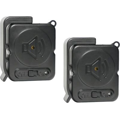 Vision Alarme De Poignée De Porte (lot De 2), Capteur De Vibrations 120 Db, Détecte L'Ouverture Des Portes Et Fenêtres, Alarme Antivol Pour La Sécurité De La Maison (noir) - Publicité Vision Alarme De Poignée De Porte (lot De 2), Capteur De Vibrations 120 Db, Détecte L'Ouverture Des Portes Et Fenêtres, Alarme Antivol Pour La Sécurité De La Maison (noir) - Publicité