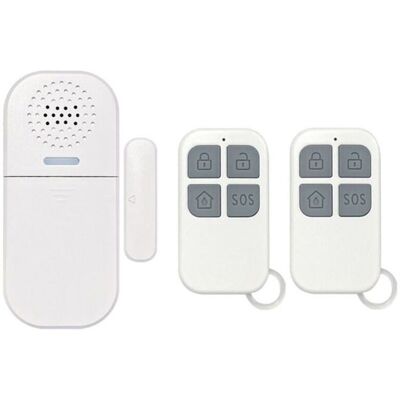 SANS MARQUE Alarme De Sécurité Alarme De Porte Et Fenêtre - Sans Fil - Télécommande - Sirène Intérieure - Publicité SANS MARQUE Alarme De Sécurité Alarme De Porte Et Fenêtre - Sans Fil - Télécommande - Sirène Intérieure - Publicité