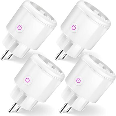 Melissa Prise Connectée Wifi, 16a Prise Intelligente Compatible Avec Alexa, Google Home, Contrôle À Distance, Mesure De Consommation Électrique, Contrôle Vocal, Fonction De Temps, 2.4ghz, 4 Pièces, White - Publicité Melissa Prise Connectée Wifi, 16a Prise Intelligente Compatible Avec Alexa, Google Home, Contrôle À Distance, Mesure De Consommation Électrique, Contrôle Vocal, Fonction De Temps, 2.4ghz, 4 Pièces, White - Publicité