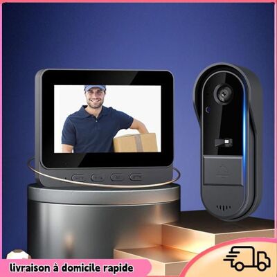 OEM Sonnette Vidéo Sans Fil - Dilwe - Caméra Ip65 - Interphone 2 Voies - Grand Angle 170° - Rechargeable Usb - Publicité OEM Sonnette Vidéo Sans Fil - Dilwe - Caméra Ip65 - Interphone 2 Voies - Grand Angle 170° - Rechargeable Usb - Publicité