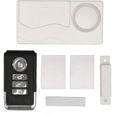 LBVIE Alarme De Porte Sans Fil Polyvalente, 4 Modes, 108 Db, Alarme D'Ouverture De Fenêtre Multifonctionnelle Avec Télécommande Pour Chambres, Hôtels Et Garages. Publicité LBVIE Alarme De Porte Sans Fil Polyvalente, 4 Modes, 108 Db, Alarme D'Ouverture De Fenêtre Multifonctionnelle Avec Télécommande Pour Chambres, Hôtels Et Garages. Publicité