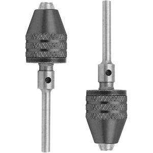 CSPARKV 2pcs Mini Mandrin De Perçage Sans Clé 3mm Mini Mandrin À 3 Mâchoires Adaptateur De Conversion Mandrin Autoserrant Capacity 0.3 À 3.4mm Pour Ponceuse Électrique - Publicité CSPARKV 2pcs Mini Mandrin De Perçage Sans Clé 3mm Mini Mandrin À 3 Mâchoires Adaptateur De Conversion Mandrin Autoserrant Capacity 0.3 À 3.4mm Pour Ponceuse Électrique - Publicité