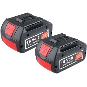 Pdstation - 2X 5.0Ah pour Bosch 18V Professional System Batterie gba gsr gsb BAT618 BAT609 BAT620 - Publicité Pdstation - 2X 5.0Ah pour Bosch 18V Professional System Batterie gba gsr gsb BAT618 BAT609 BAT620 - Publicité